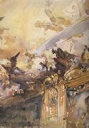 John Singer Sargent Tiepolo Ceiling,Milan (mk18) oil painting on canvas